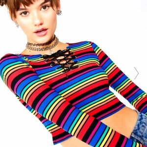 SOLD: Dolls Kill Crazy Town Crop